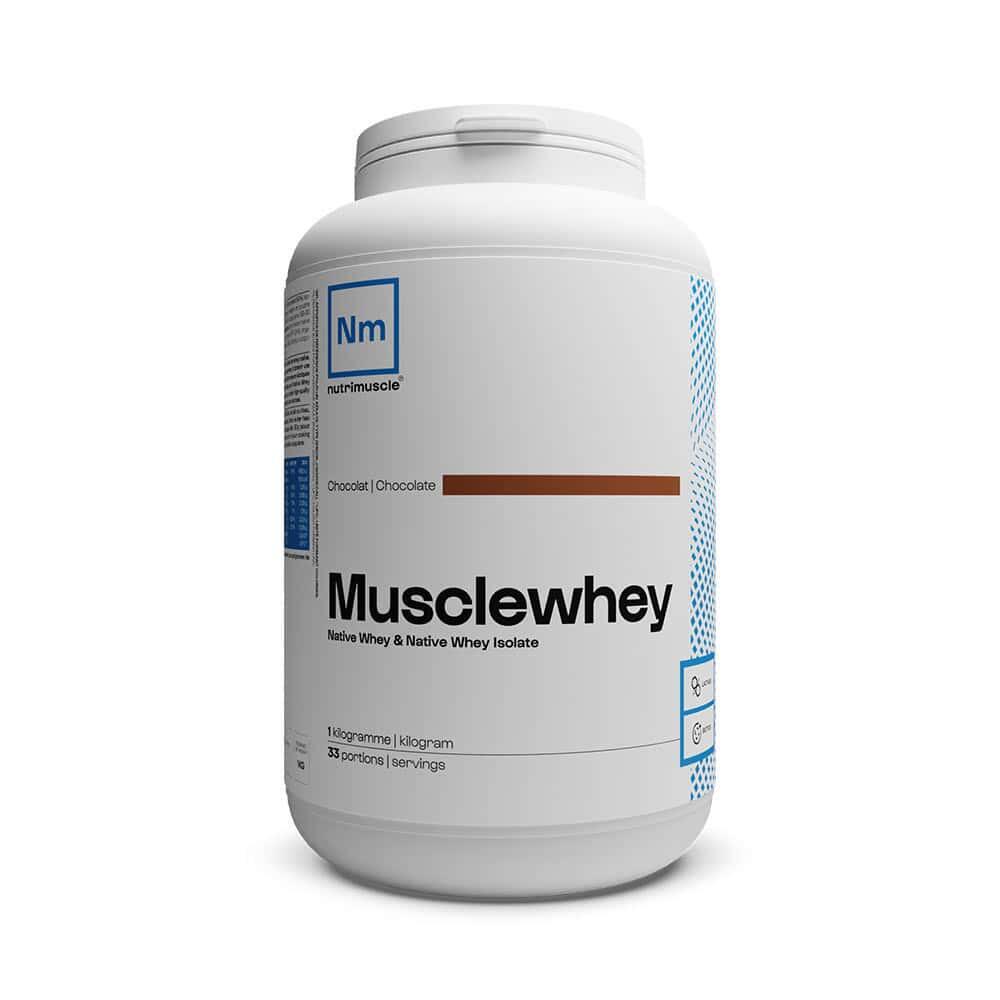 NUTRIMUSCLE Proteine Del Siero Di Latte - Proteine Musclewhey (1 Kg) - Cioccolato