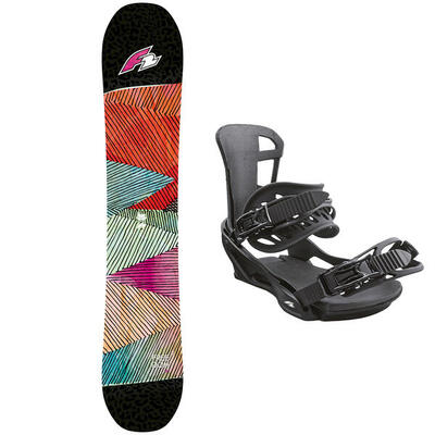 F2 Set Damen Snowboard Freedom 147cm mit Bindung Sonic Pro Girl M