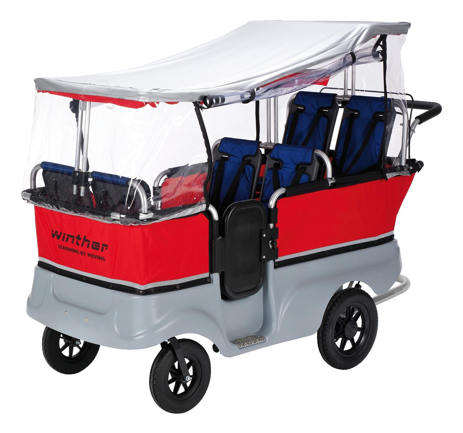 Regenverdeck Turtle Für Kinderbus Turtle 6-Sitzer Scooter Unisex 2/2