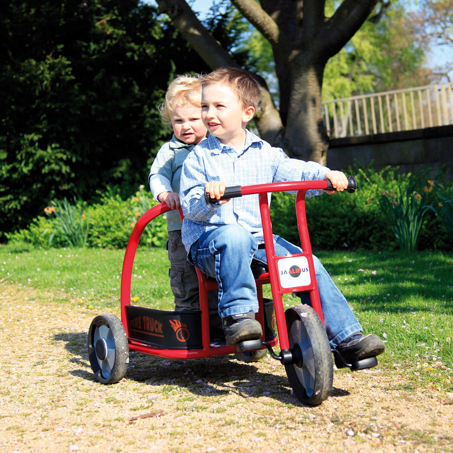 Dreirad Firetruck Scooter Unisex Rot 2/3