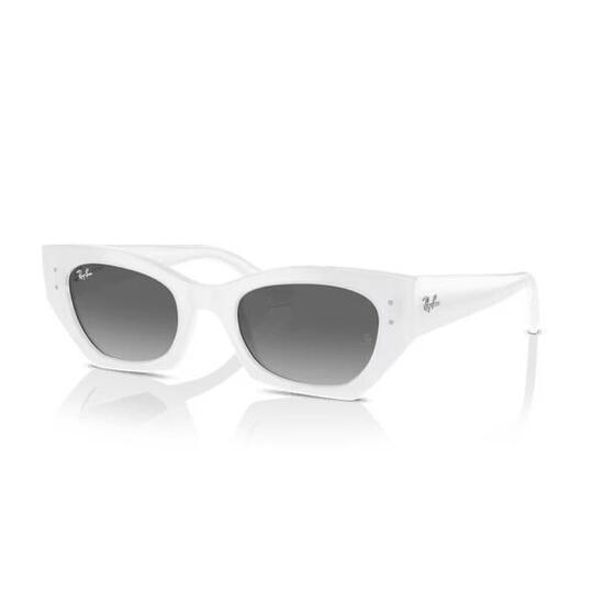 Ray Ban Wayfarer Zena RB4430 Weiße Sonnenbrille