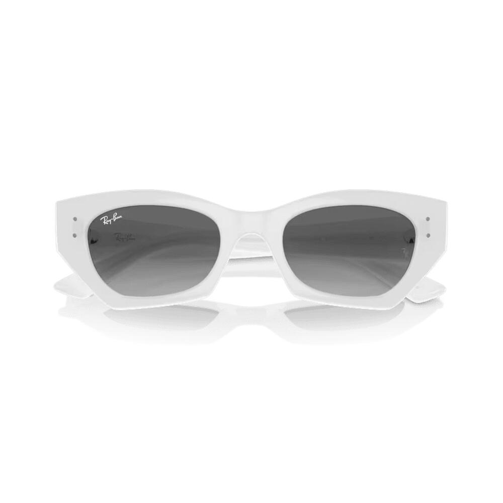 Lunettes de soleil Ray Ban Wayfarer Zena RB4430 blanches 5/6