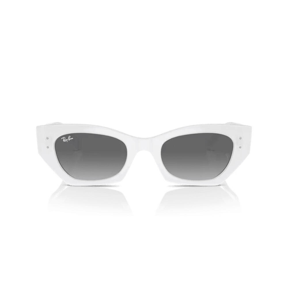 Lunettes de soleil Ray Ban Wayfarer Zena RB4430 blanches 2/6