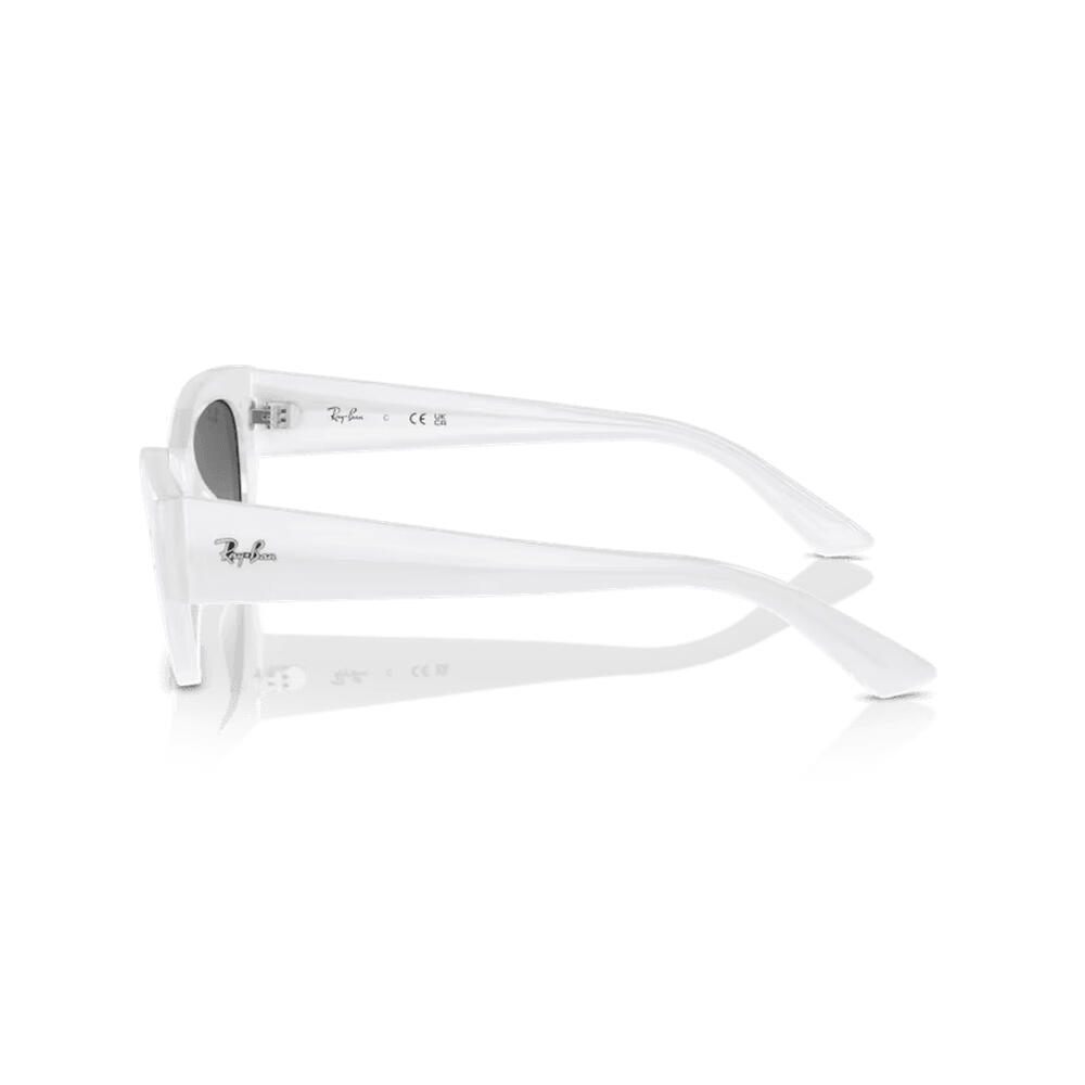 Lunettes de soleil Ray Ban Wayfarer Zena RB4430 blanches 3/6