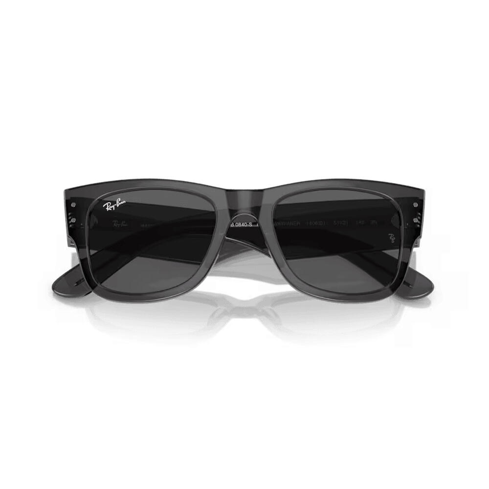 Ray Ban RB0840S Mega Wayfarer schwarze Sonnenbrille 5/6