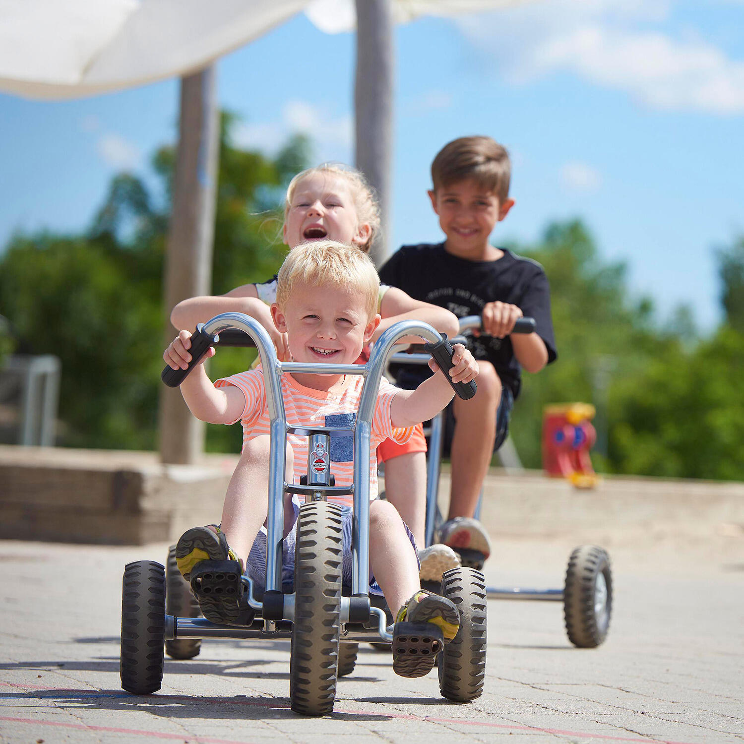 Viking Dreirad Off-Road Maxi 5–12 Jahre Scooter Unisex Chrom 2/3