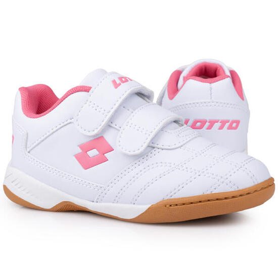 Chaussures enfants Lotto Pacer K blanc-rose