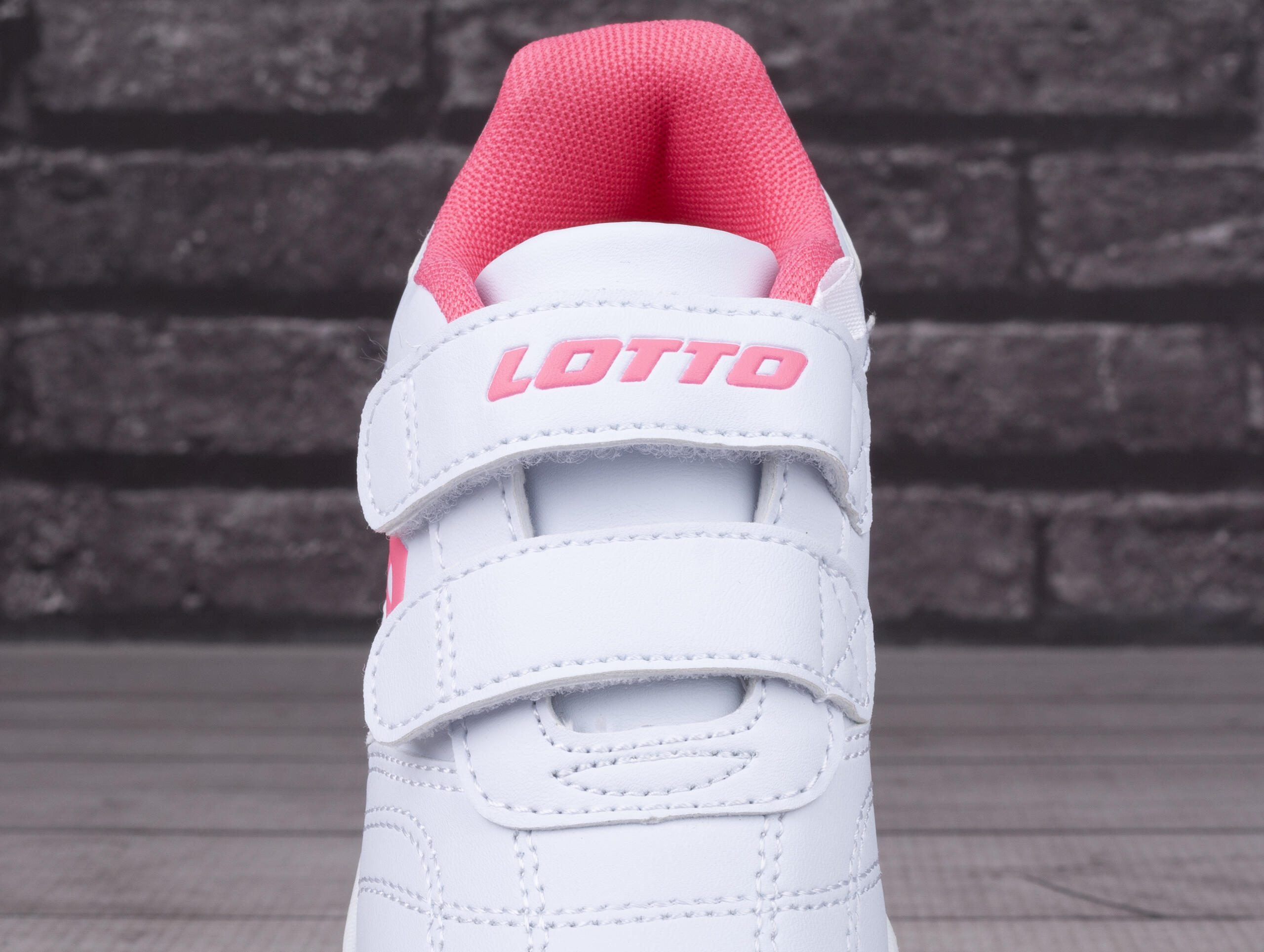Lotto Kinder Low Top Sneakers PACER K Weiss/Pink 6/7
