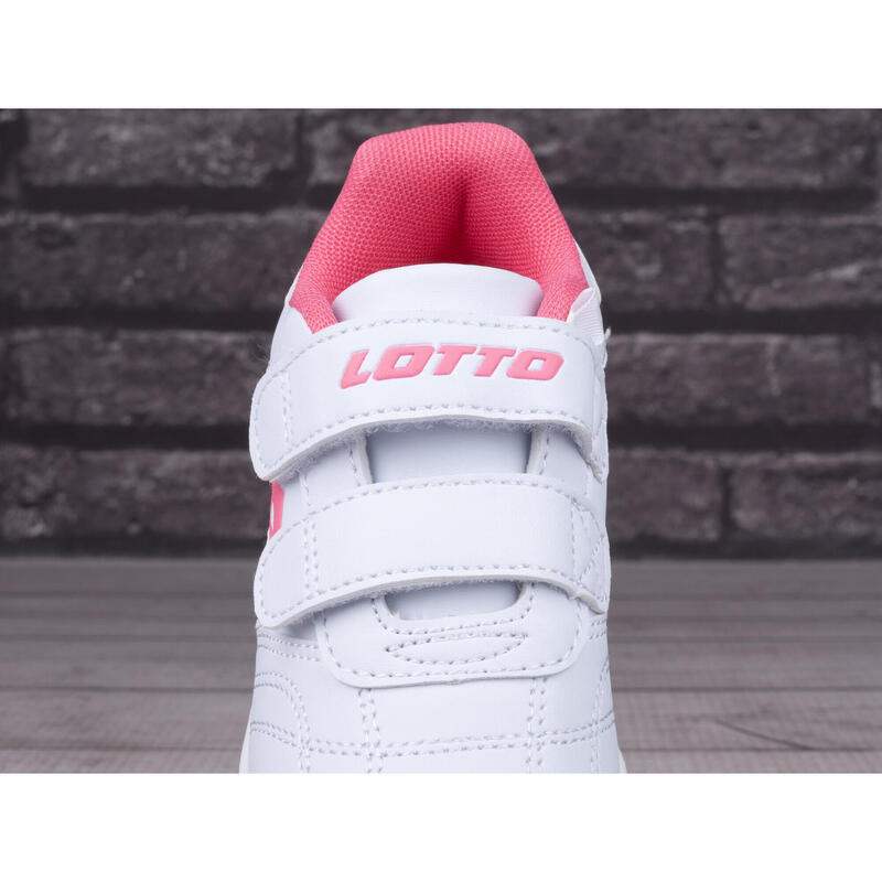 Lotto Pacer K pantofi copii velcro alb-roz