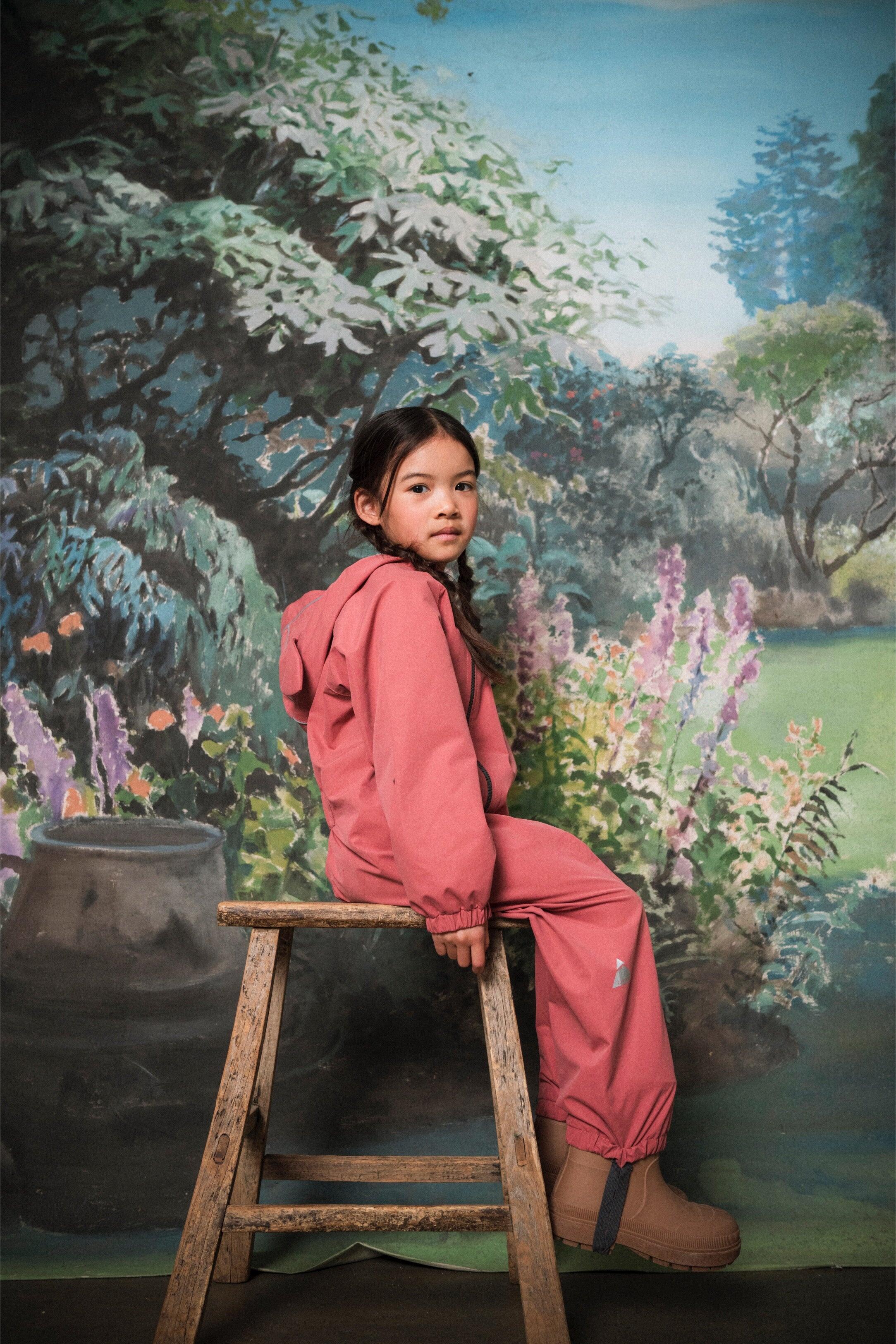 Rose Pink Waterproof Packable Puddlesuit 7/7
