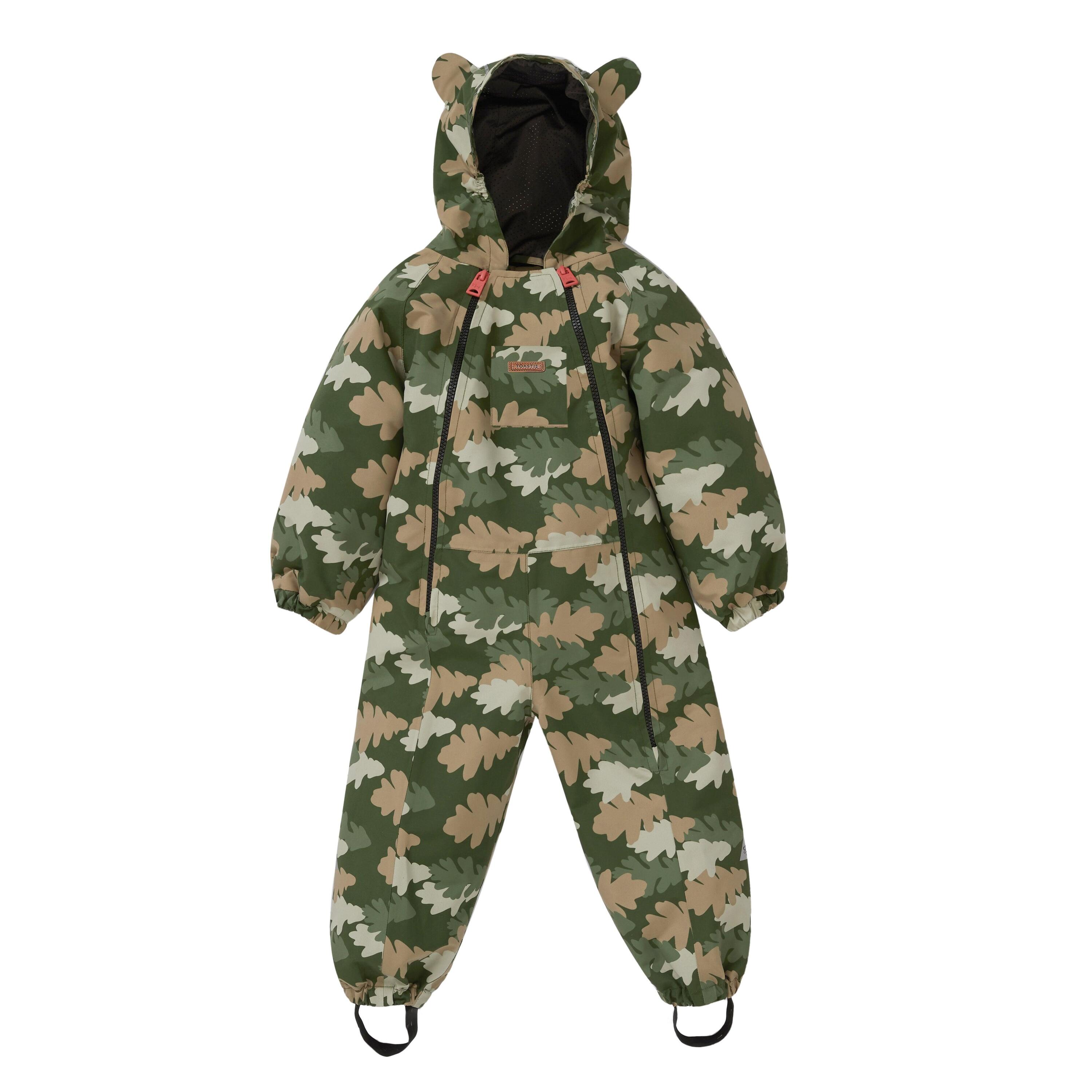 TOASTIE Leaf Camo Waterproof Packable Puddlesuit