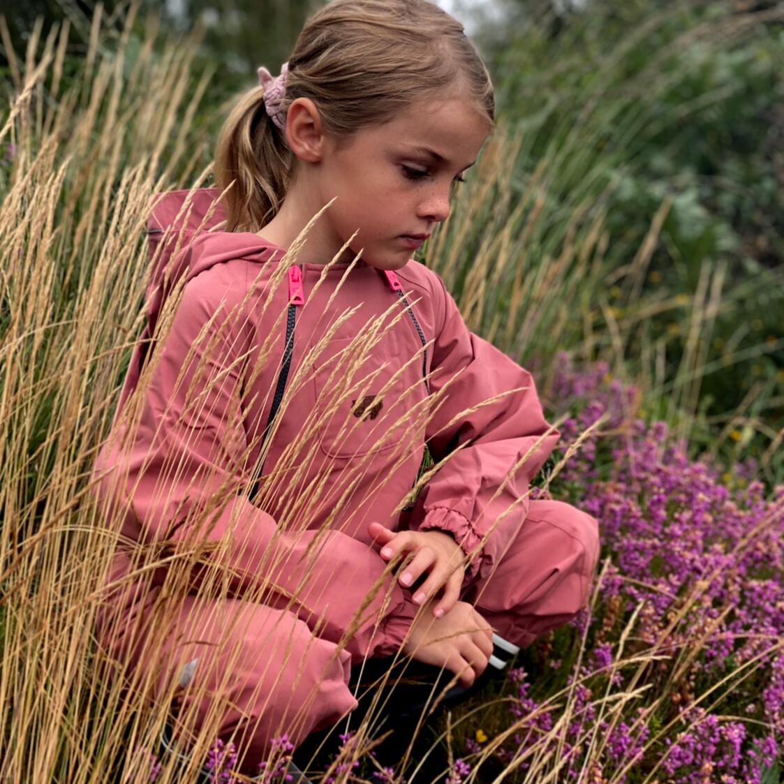 Rose Pink Waterproof Packable Puddlesuit 3/7