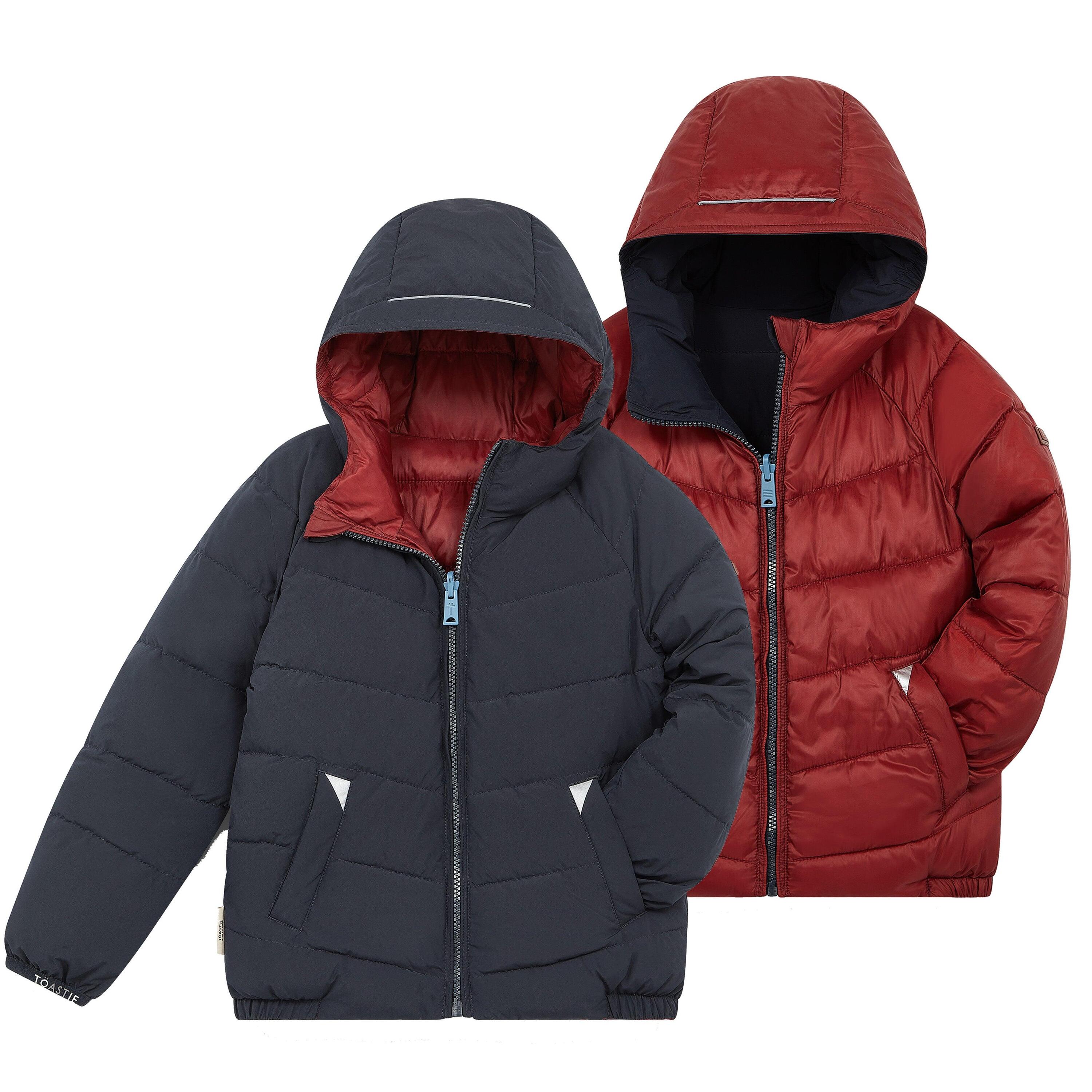 TOASTIE Ink Navy | Burgundy EcoReversible Puffer