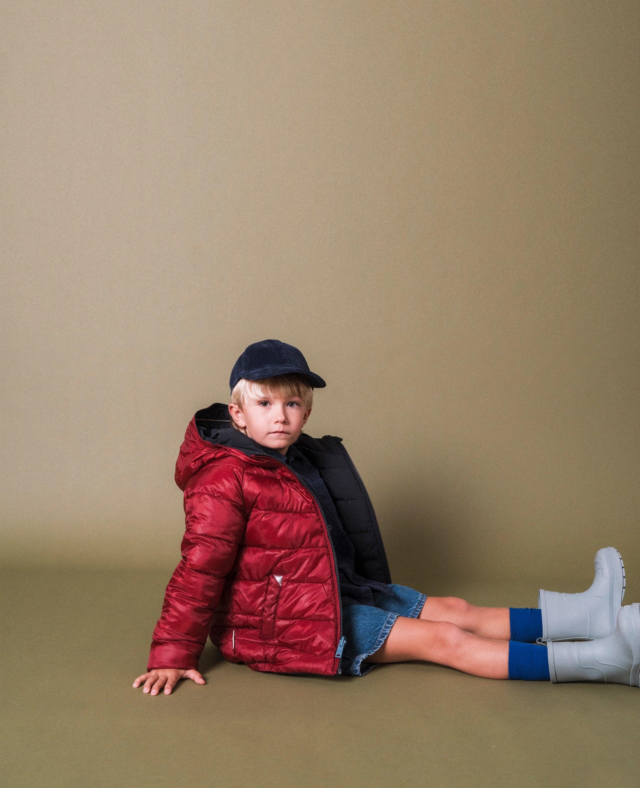 Ink Navy | Burgundy EcoReversible Puffer 7/7