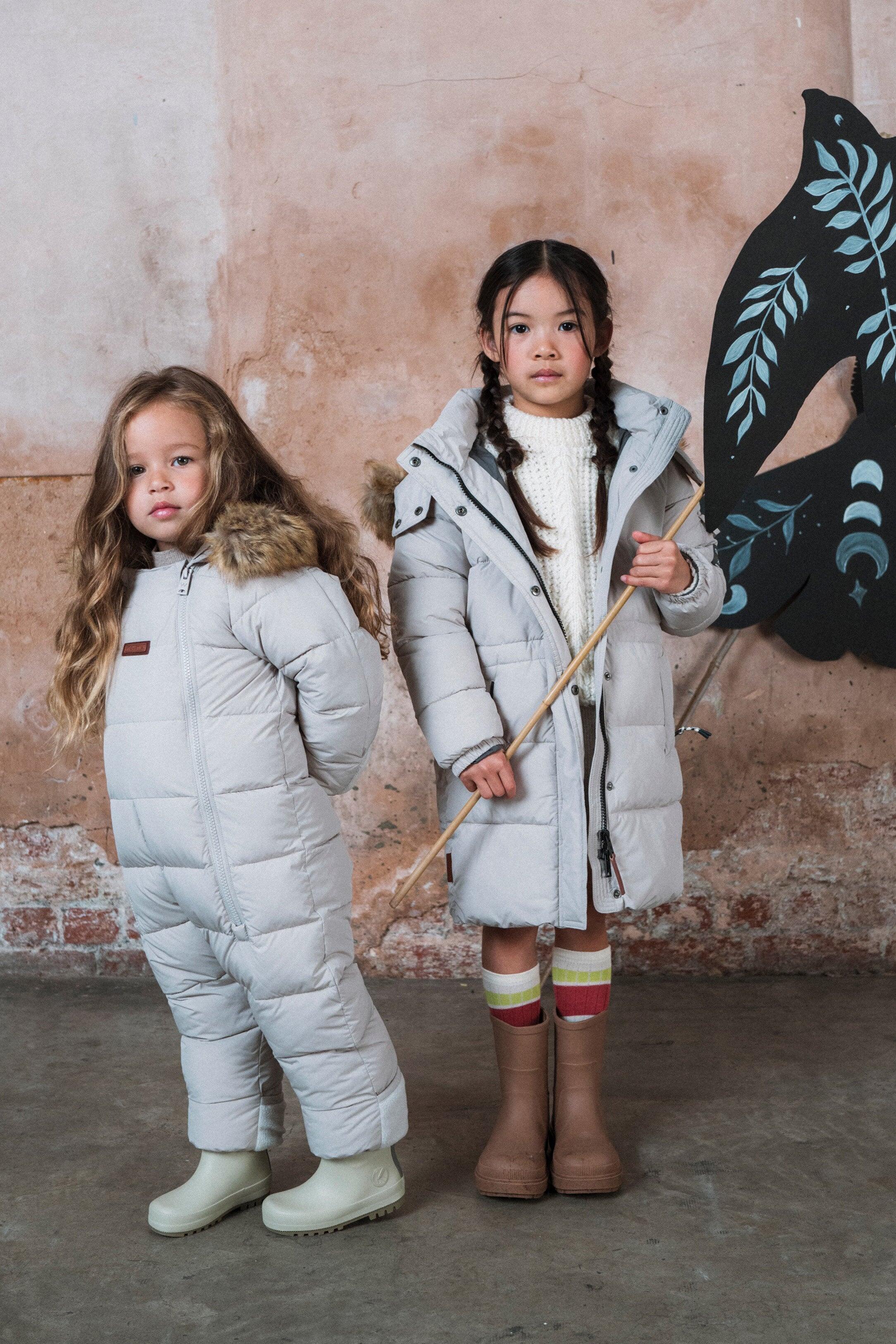 Winter White Quilted Onesie 4/5