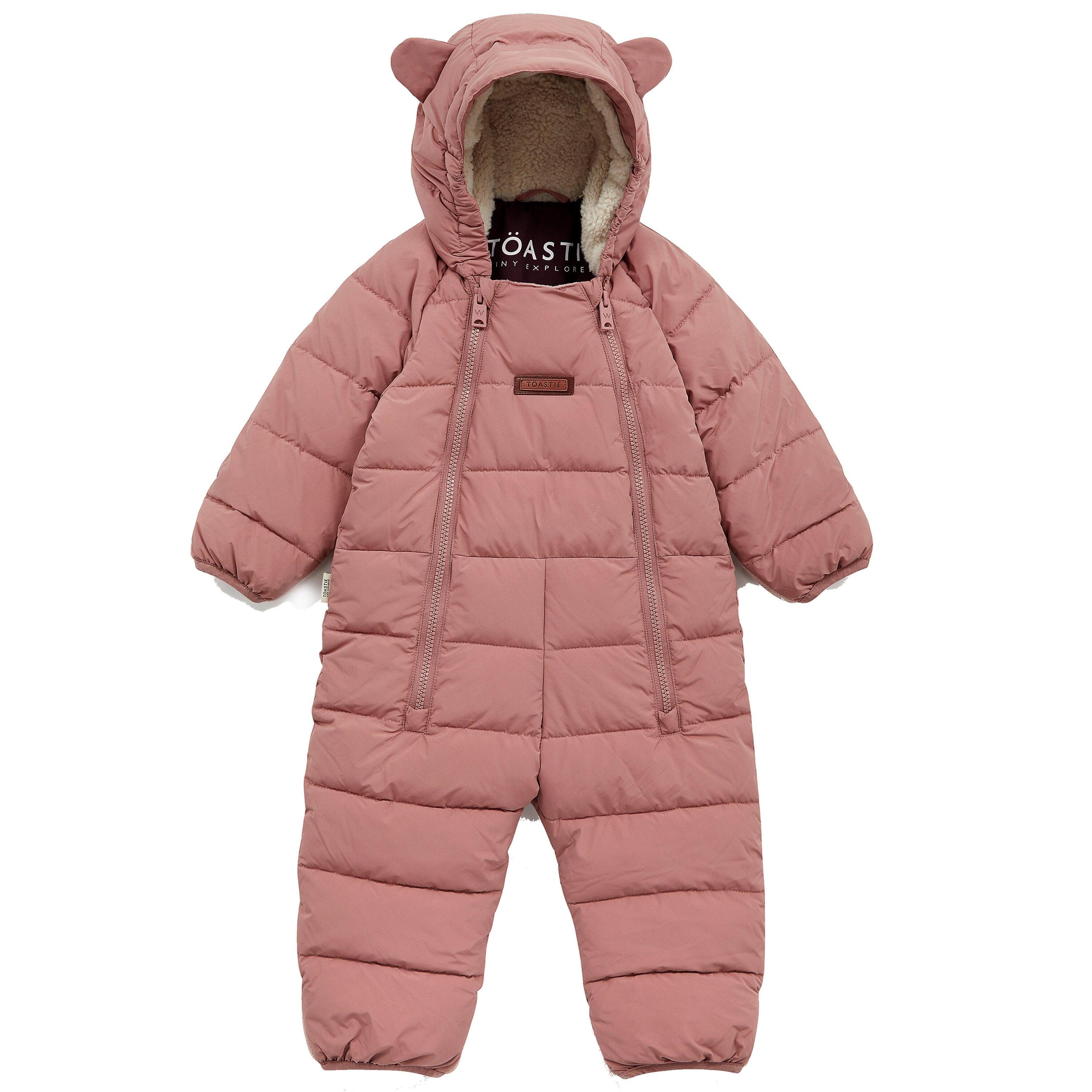 TOASTIE Damask Pink Quilted Onesie