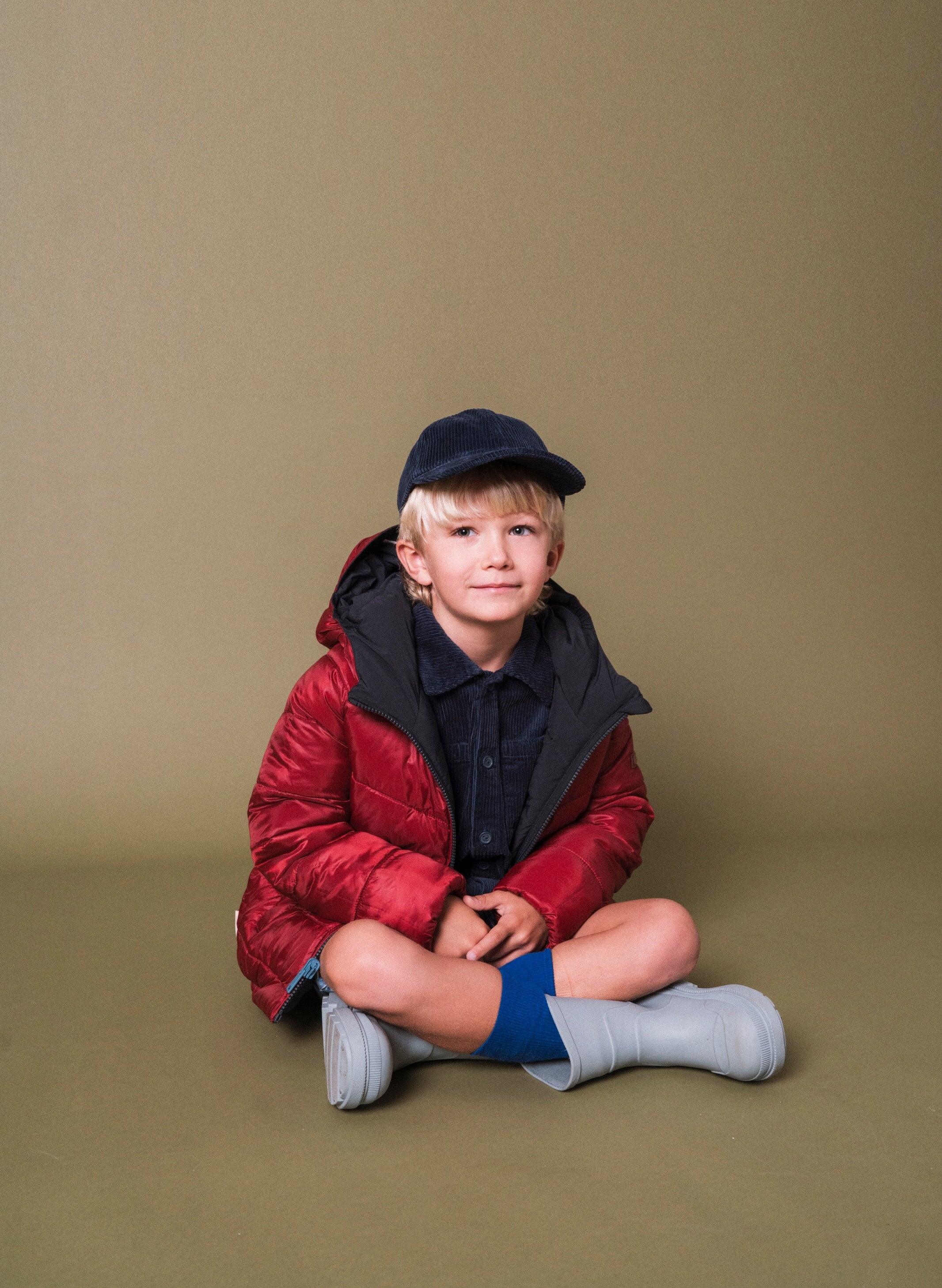 Ink Navy | Burgundy EcoReversible Puffer 5/7