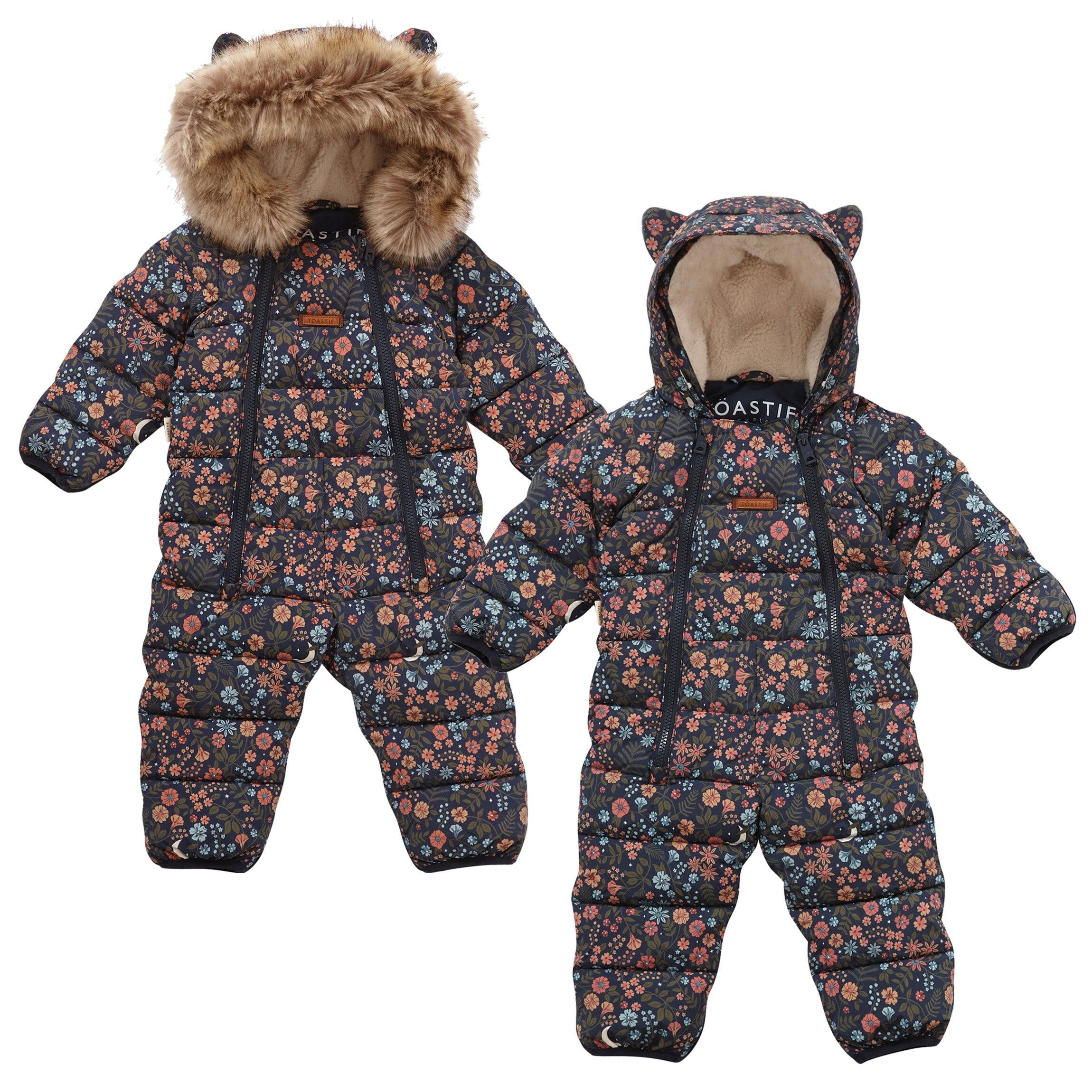 Floral Nightscape Quilted Onesie 7/7