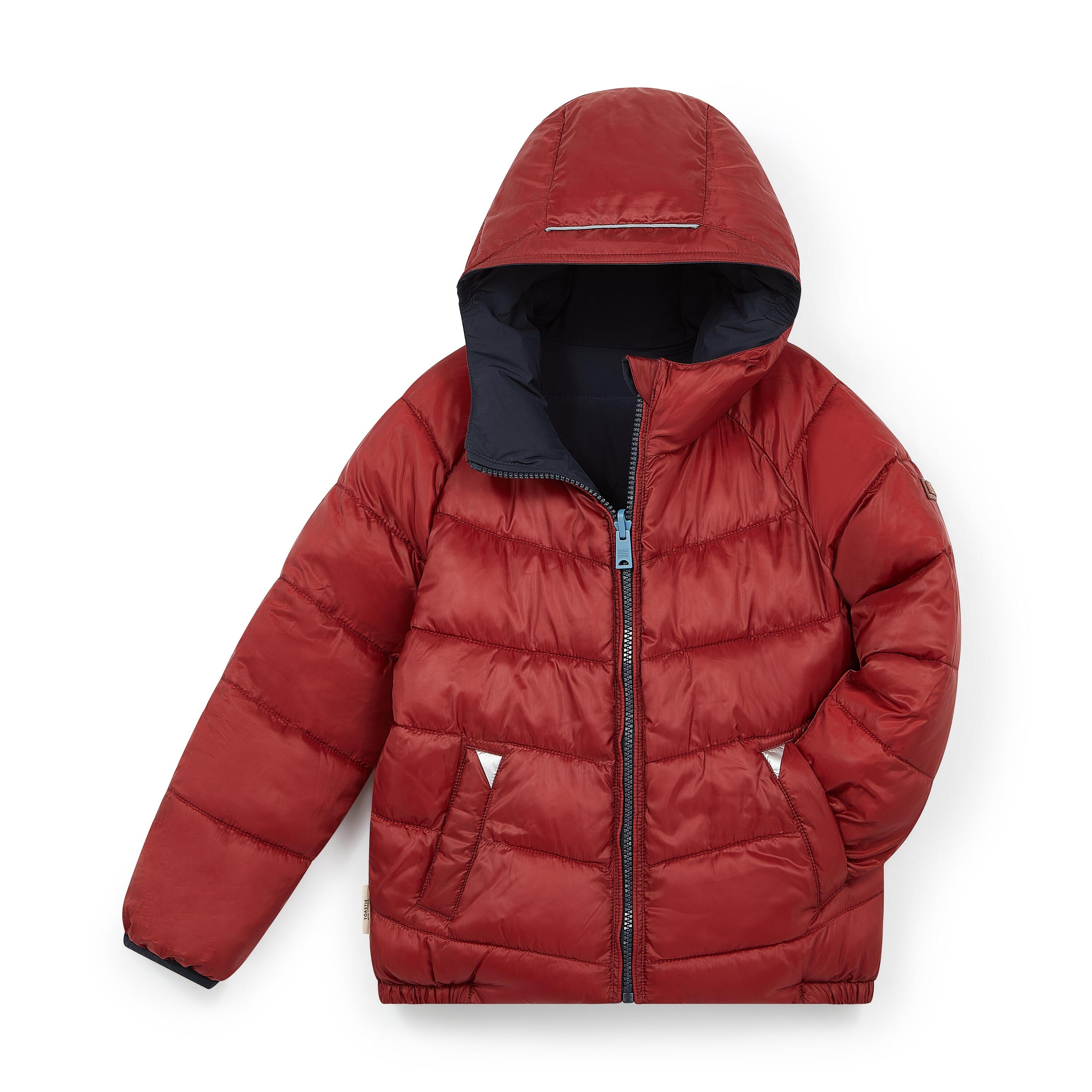 Ink Navy | Burgundy EcoReversible Puffer 2/7