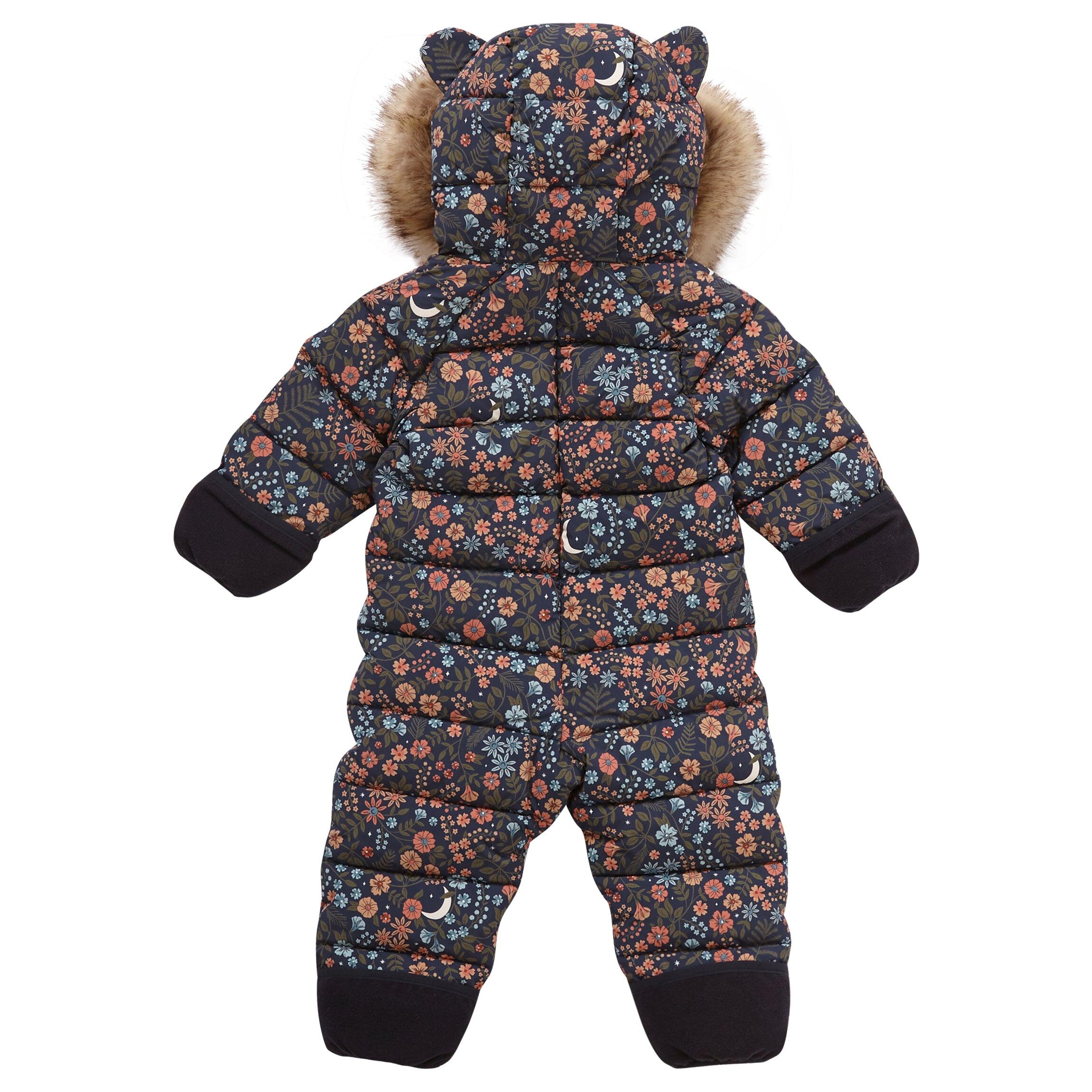 Floral Nightscape Quilted Onesie 2/7