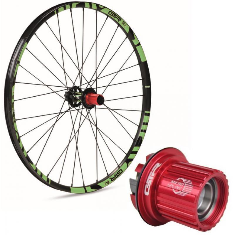 Rueda 27.5" GTR SL23 Boost Negro verde Gurpil 2/2