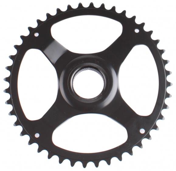 Plateau avec double garde-chaîne Shimano FC-E6100 /SM-CRE61 2/2