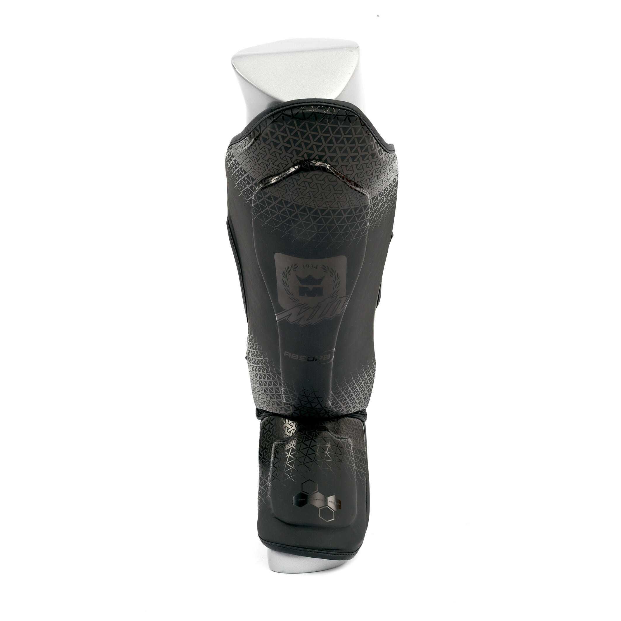 Kickboks scheen- en voetbeschermers Montana MK Protect Stealth CE Approved 2/3