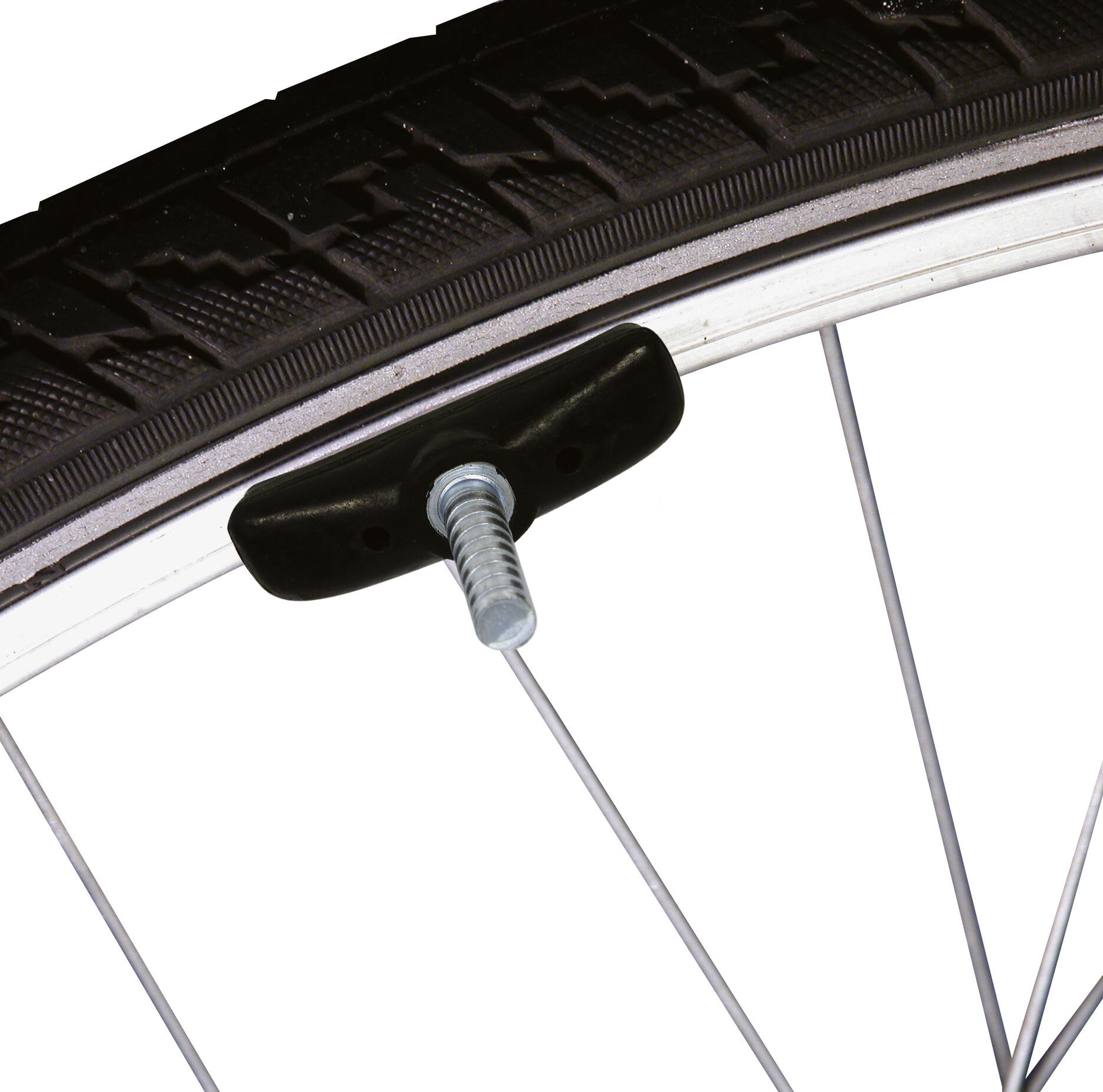 Dresco plaquettes de frein 52 mm métal noir/argent 2 pièces 2/4