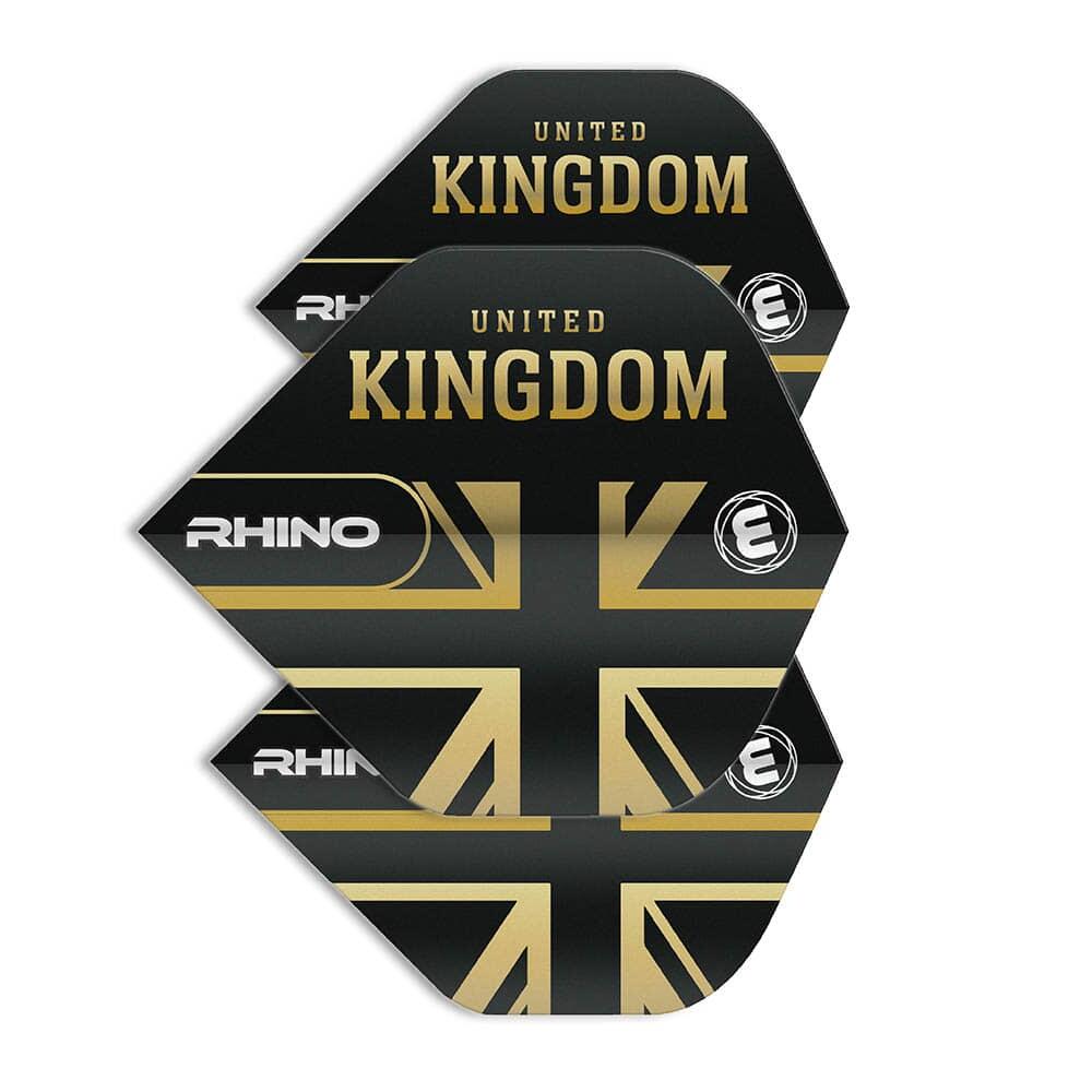 Letky Rhino Black & Gold Flag - United Kingdom W6905.204 3/3