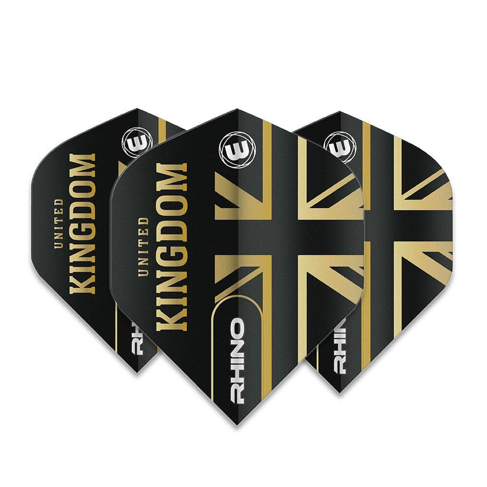Letky Rhino Black & Gold Flag - United Kingdom W6905.204 2/3