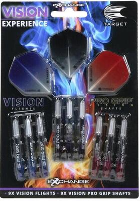 Target darts pro grip shafts en flights experience pack