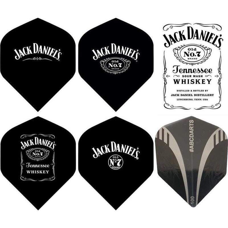 Ailettes De Fléchettes Jack Daniels - 5 Lots