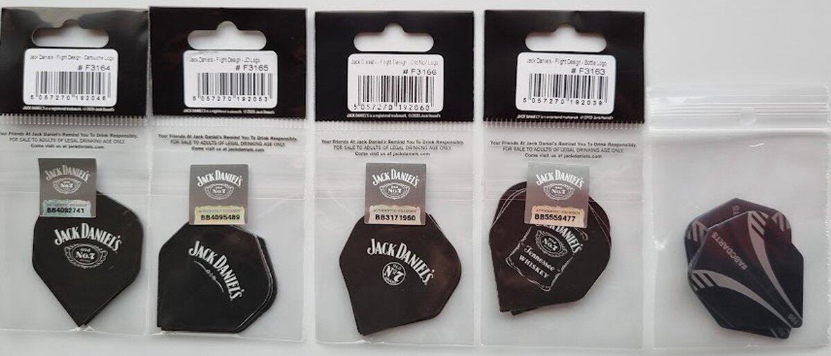 Jack Daniels Dartflight set - 5 set 2/2