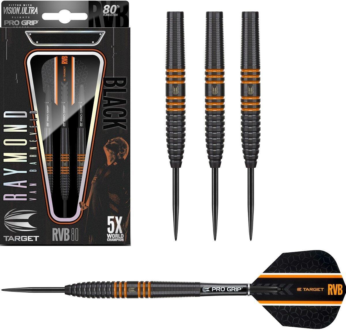 TARGET Target Raymond van Barneveld RVB 80 Black 80% 22 gram