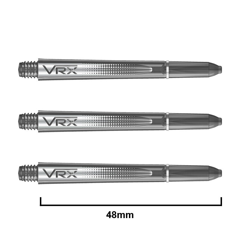 RED DRAGON DARTS Red Dragon VRX Medium Stems - Black Tint - 4 sets per pack