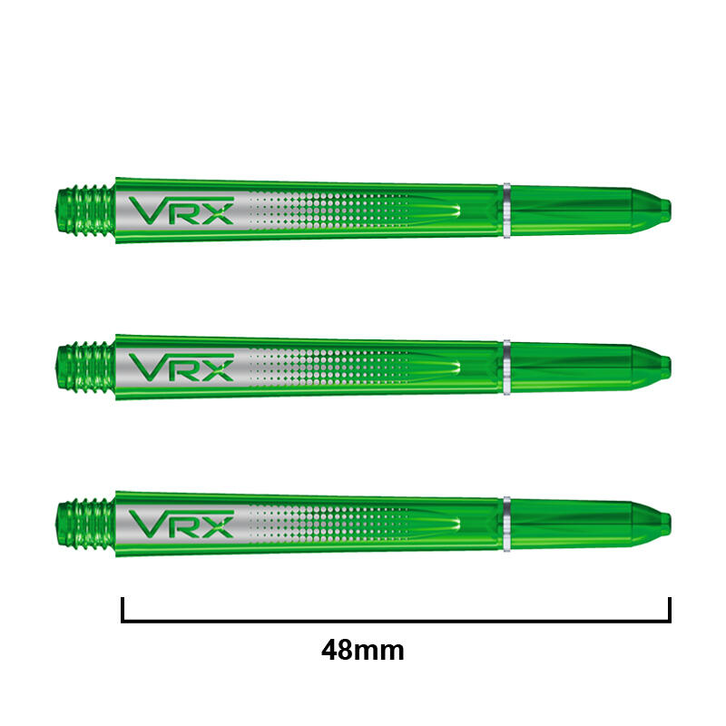 RED DRAGON DARTS Red Dragon VRX Medium Stems - Green - 4 sets per pack