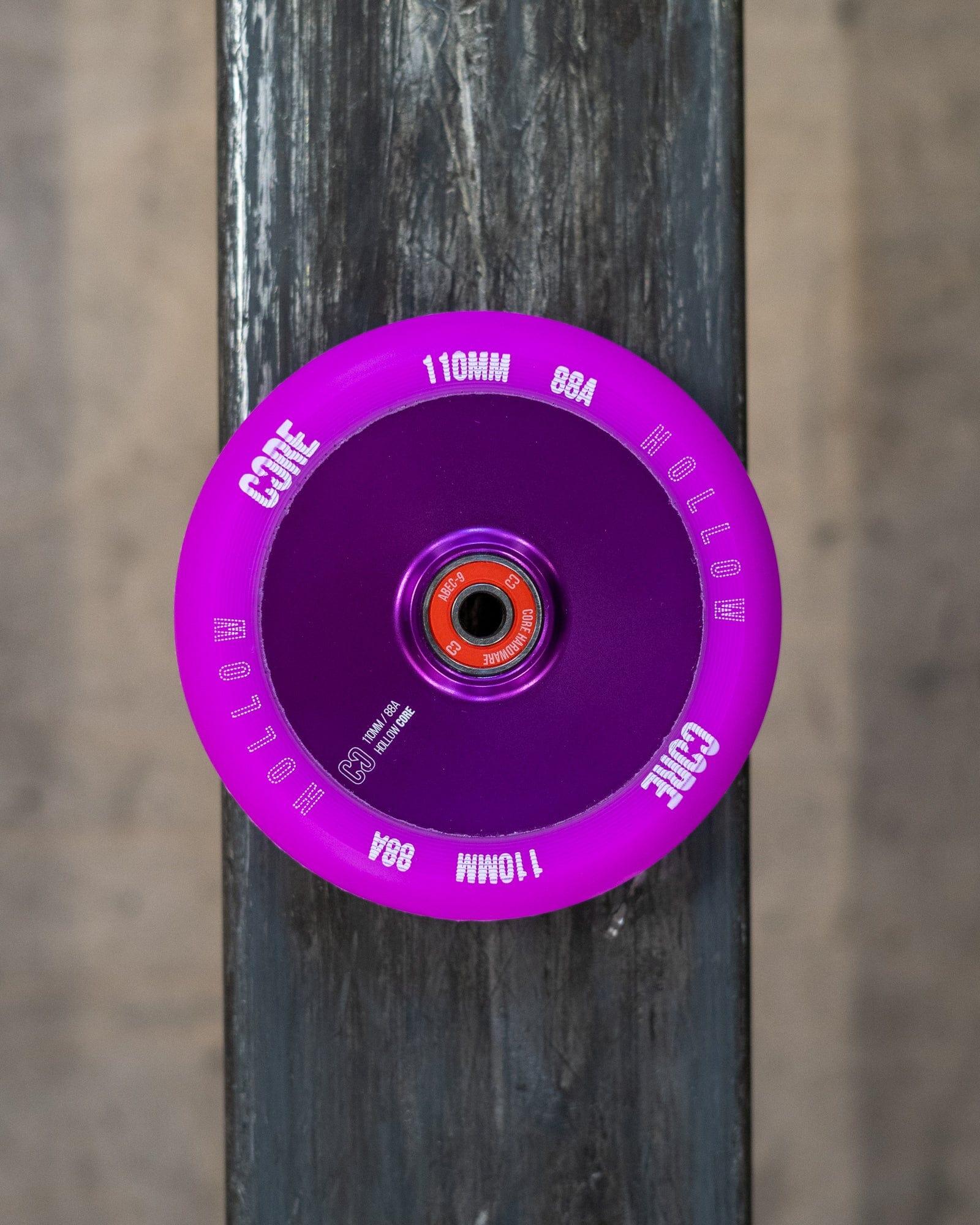 CORE Hollow Stunt Scooter Wheel V2 110mm - Purple 3/7