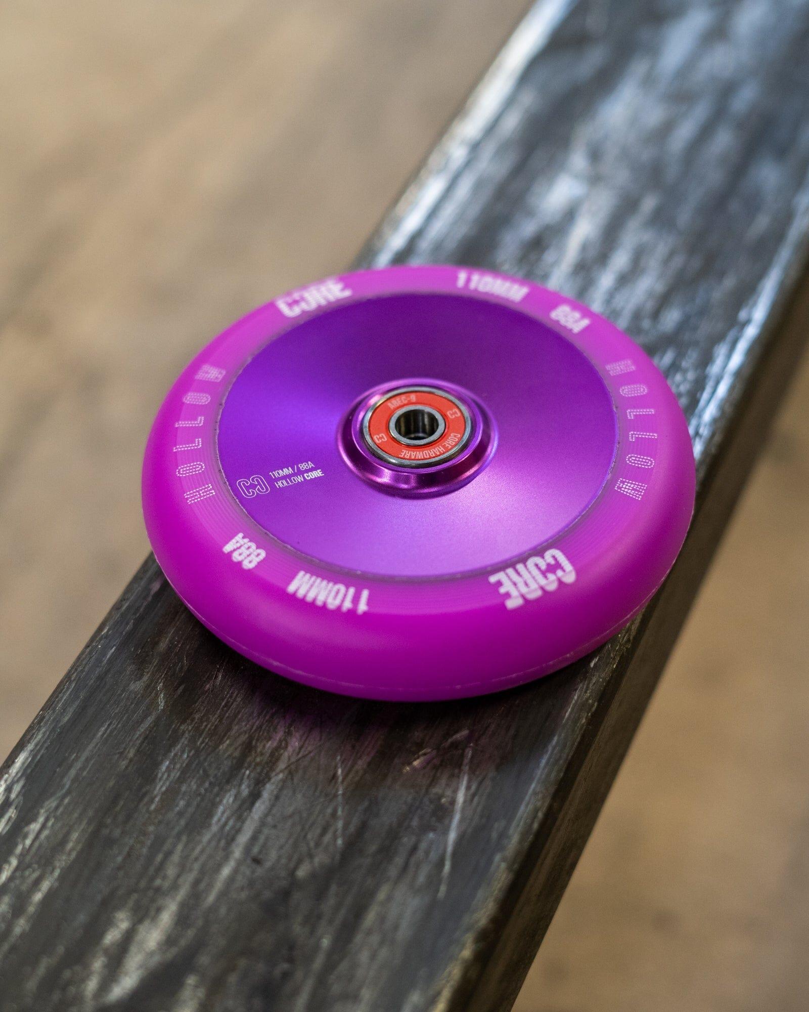 CORE Hollow Stunt Scooter Wheel V2 110mm - Purple 4/7