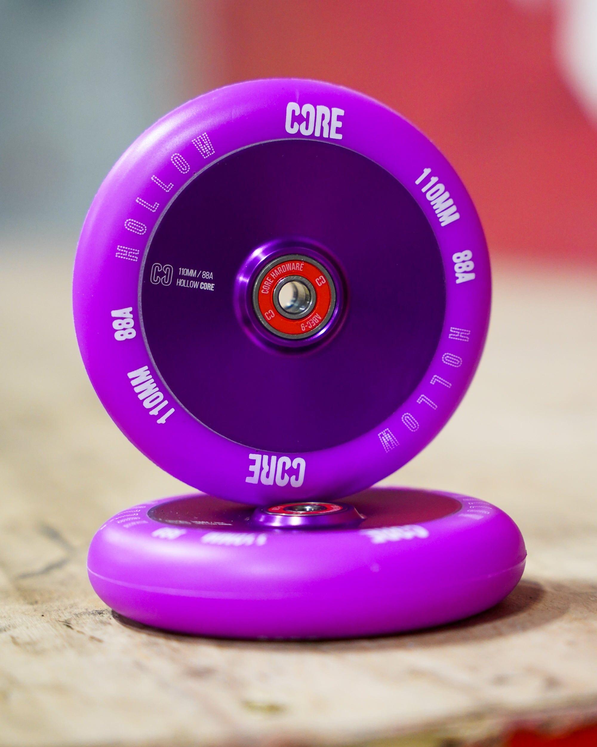 CORE Hollow Stunt Scooter Wheel V2 110mm - Purple 5/7