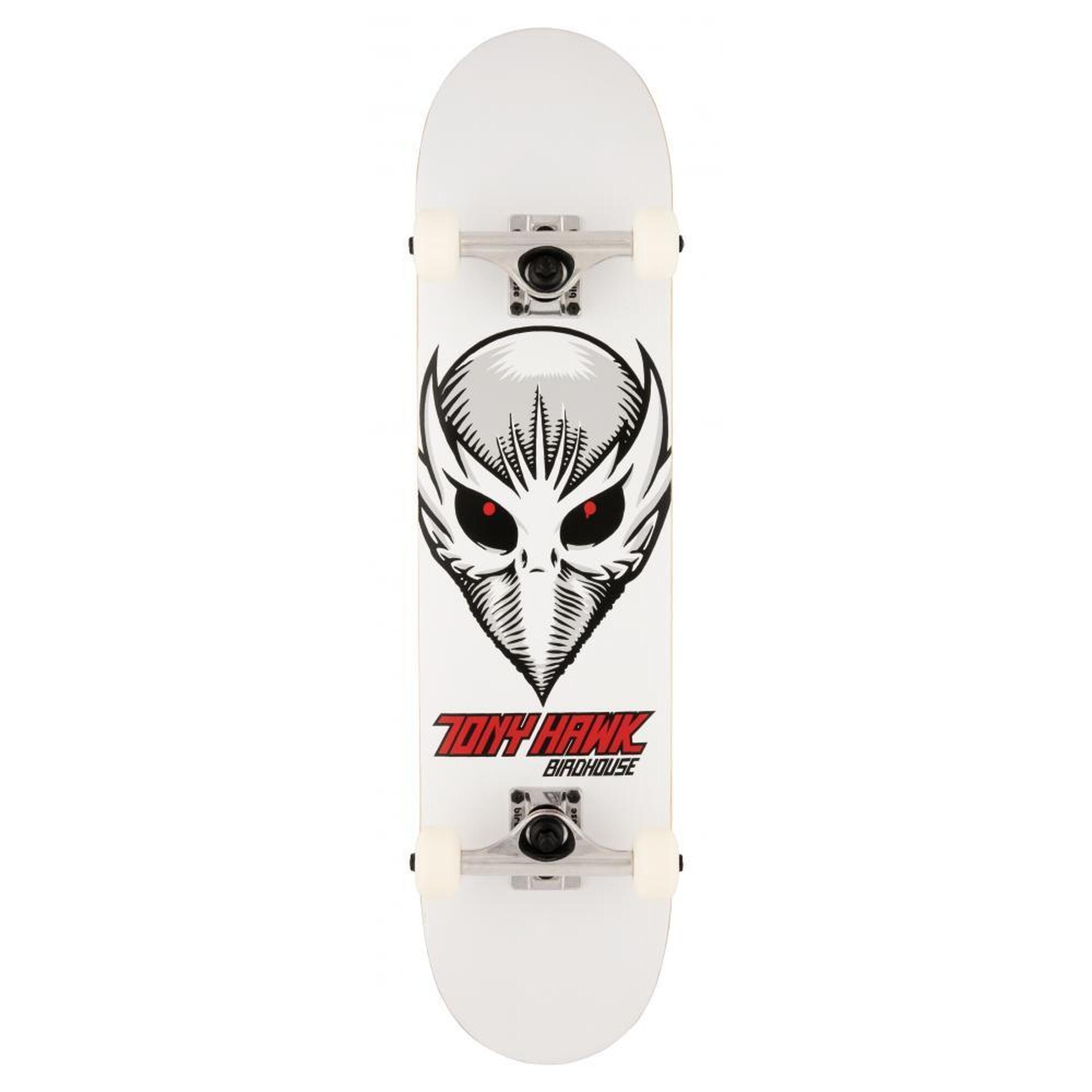 Skate Birdhouse Stage 1 Birdman Head 7.5" White