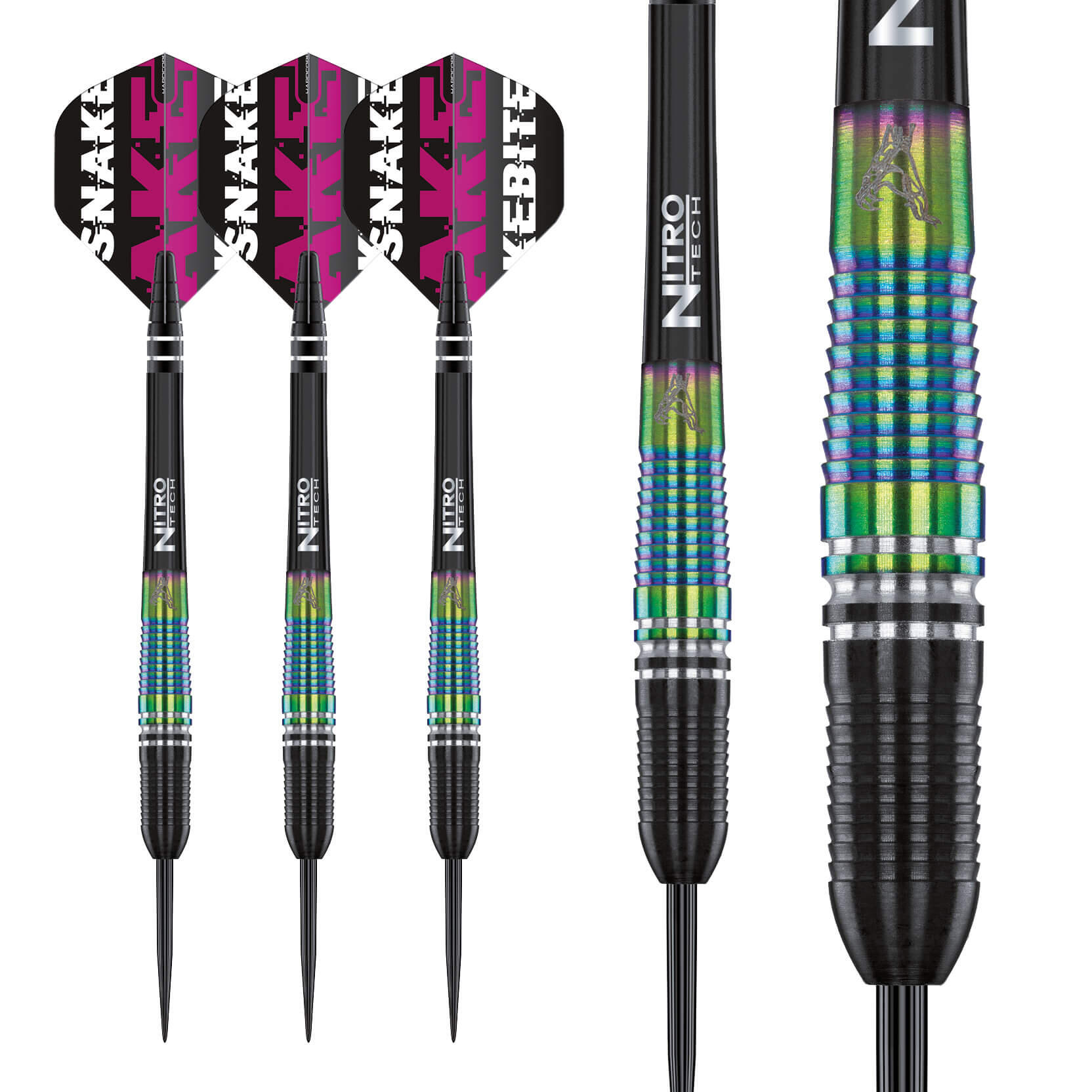 Peter Wright Snakebite WC Torpedo SE 25g Darts Set including Flights and Shafts 4/5