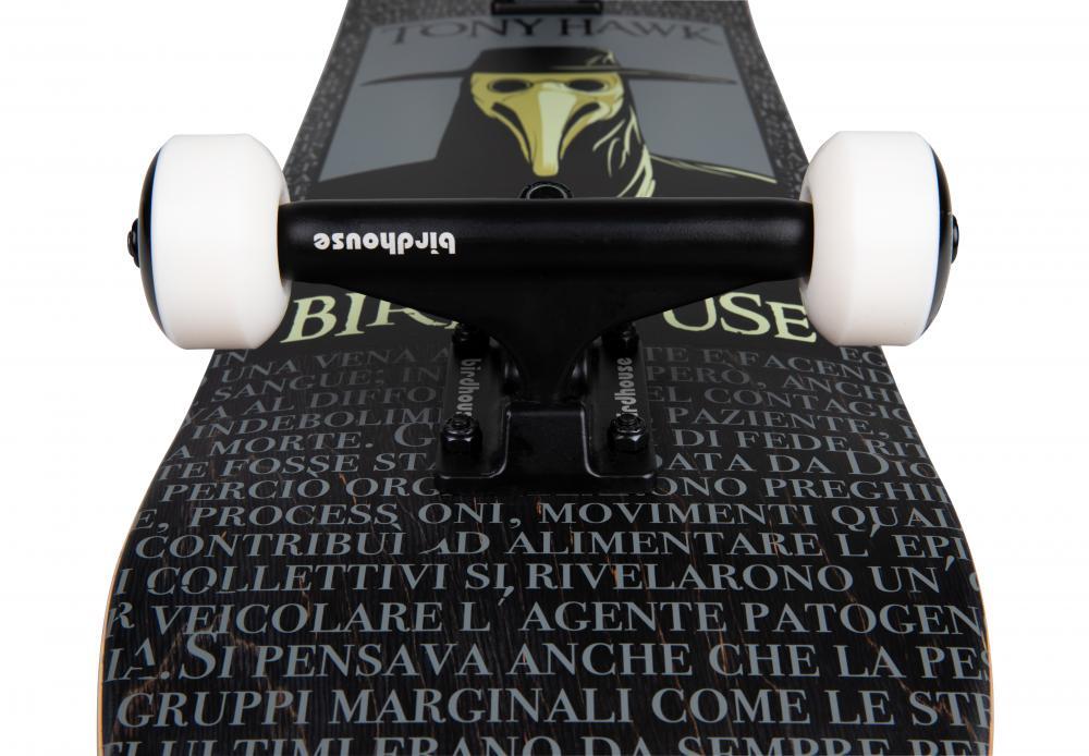 Birdhouse Stage 3 Plague Doctor Schwarz 8" Skateboard 5/5