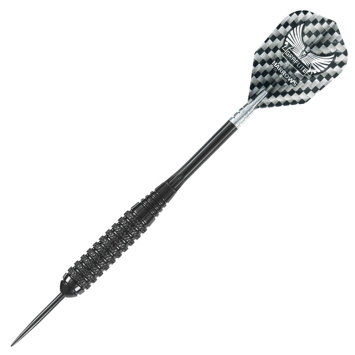 Harrows rzutki Steeltip Black Arrows 23g 4/5