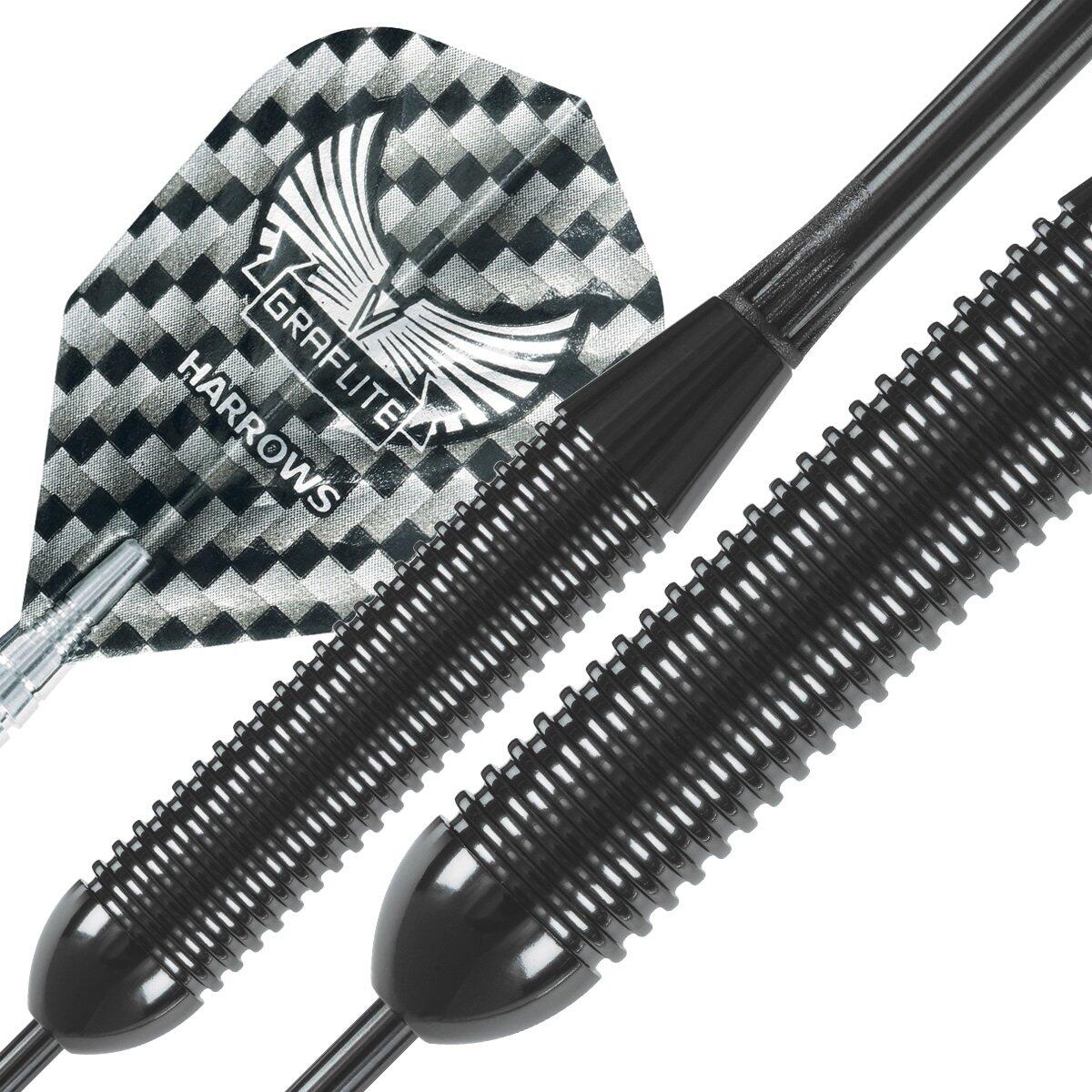Harrows Dartpfeile Stahlspitze Black Arrow 2/5