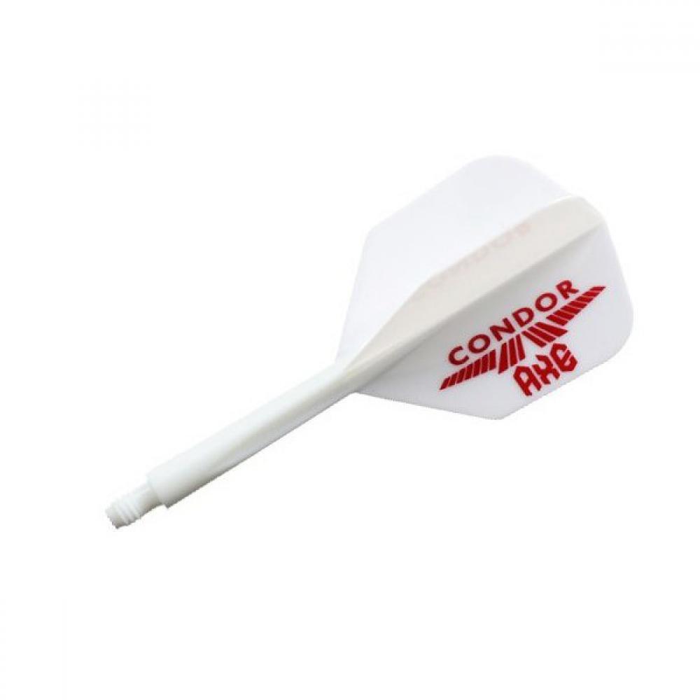 MANUEL GIL Letky AXE Logo - Small - Long - White & Red CN255