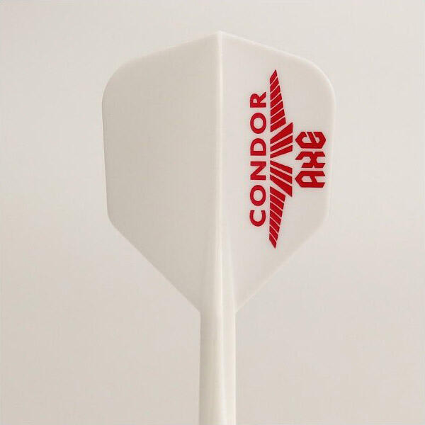 Letky AXE Logo - Small - Long - White & Red CN255 2/3