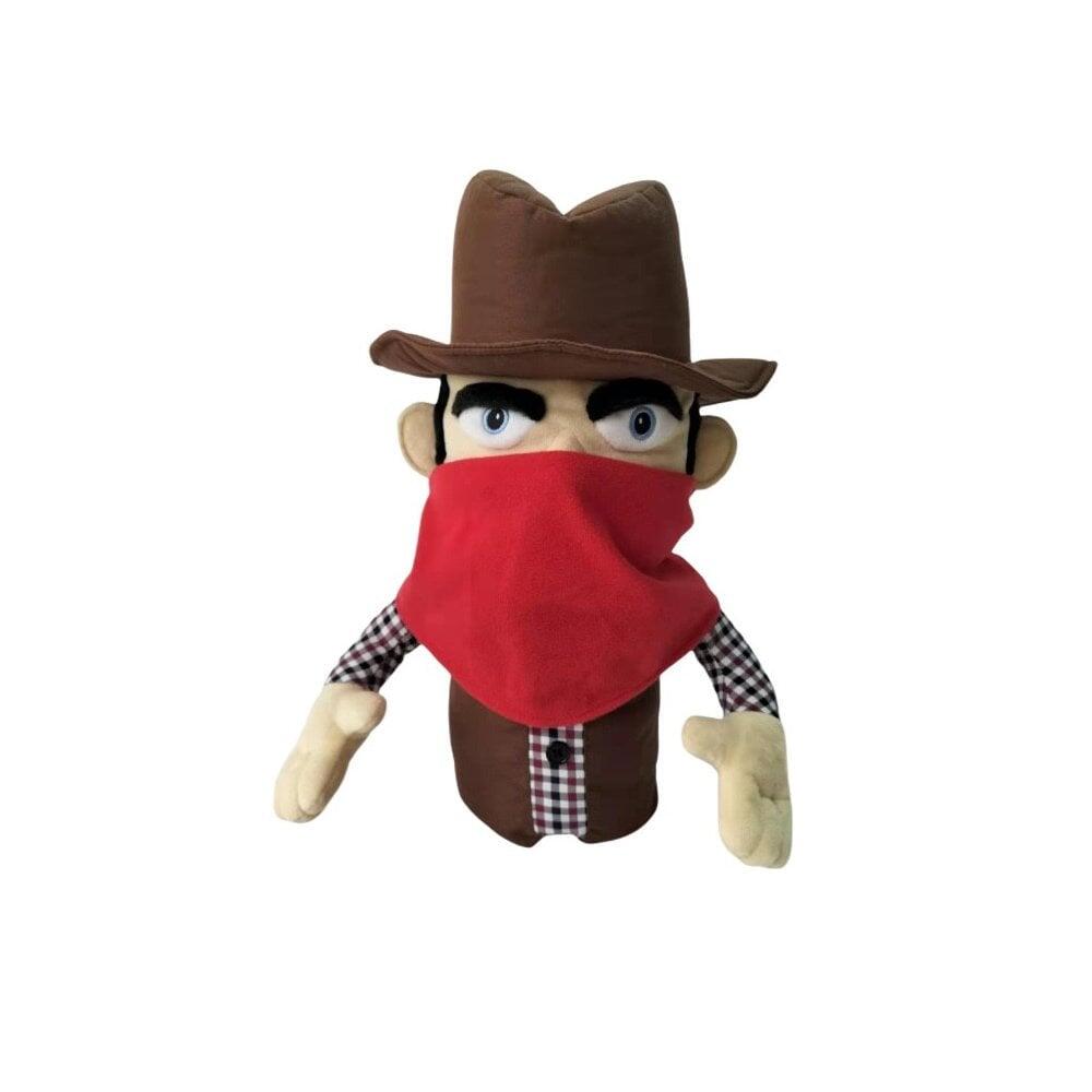 NO BRAND Novelty Bandit Cowboy Golf Plush Driver Headcover