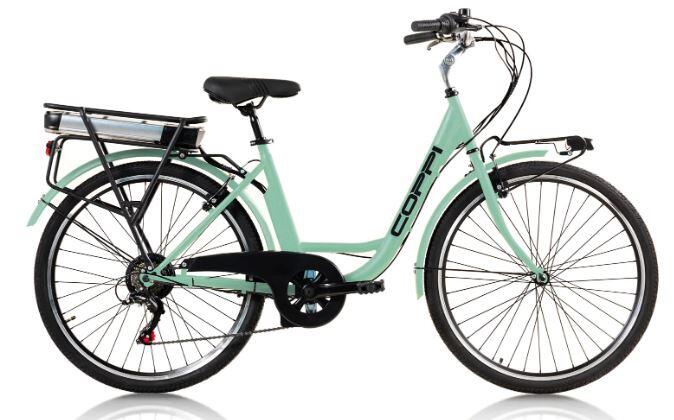 COPPI Bici elettrica a pedalata assistita Coppi Riviera verde