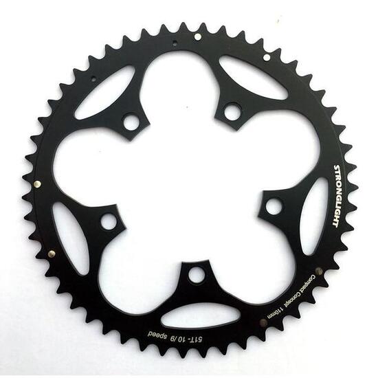 Plateau route 5 branches extérieur Stronglight Dural Type Shimano