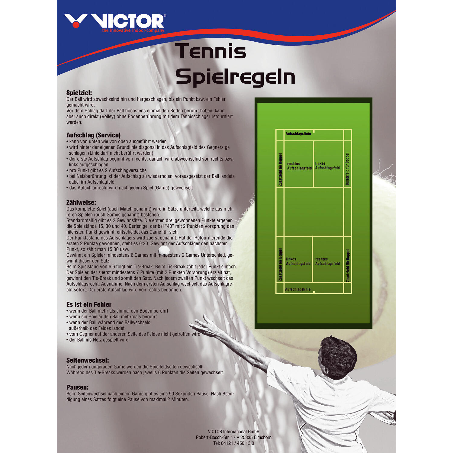 Set de Tennis Victor Winner Unisex 2/3